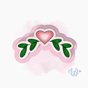 Foremka Serduszko z gałązkami