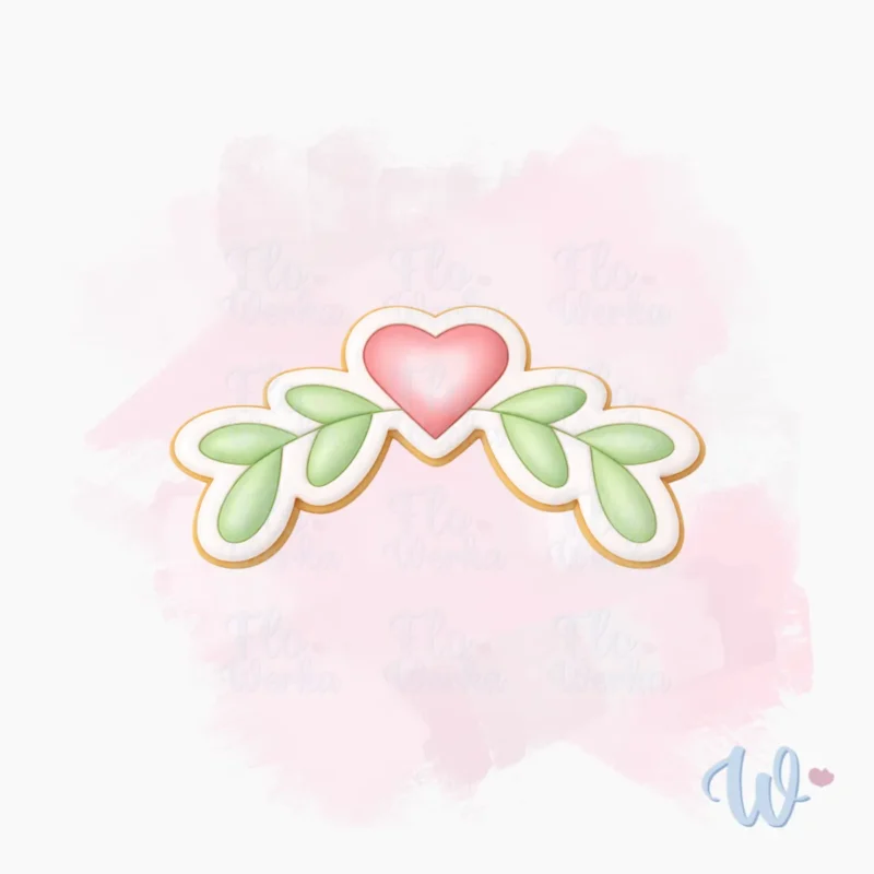 Foremka Serduszko z gałązkami