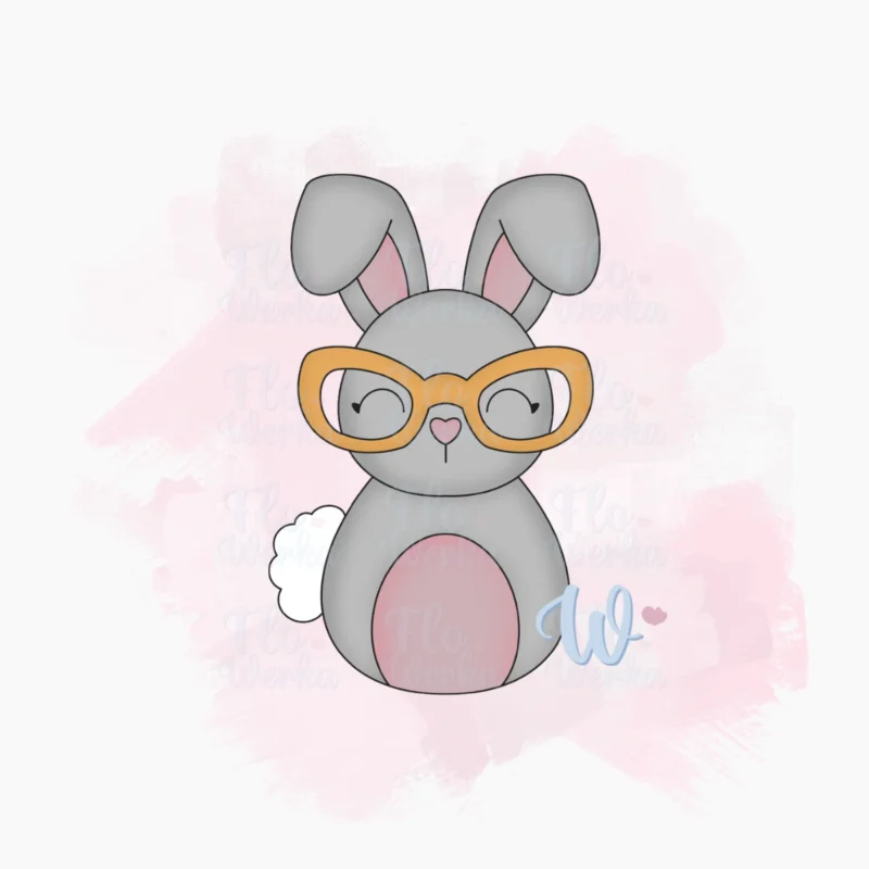 chudy-królik-nerd-foremka-wykrawaczka-flowerka3d Foremka Chudy królik nerd