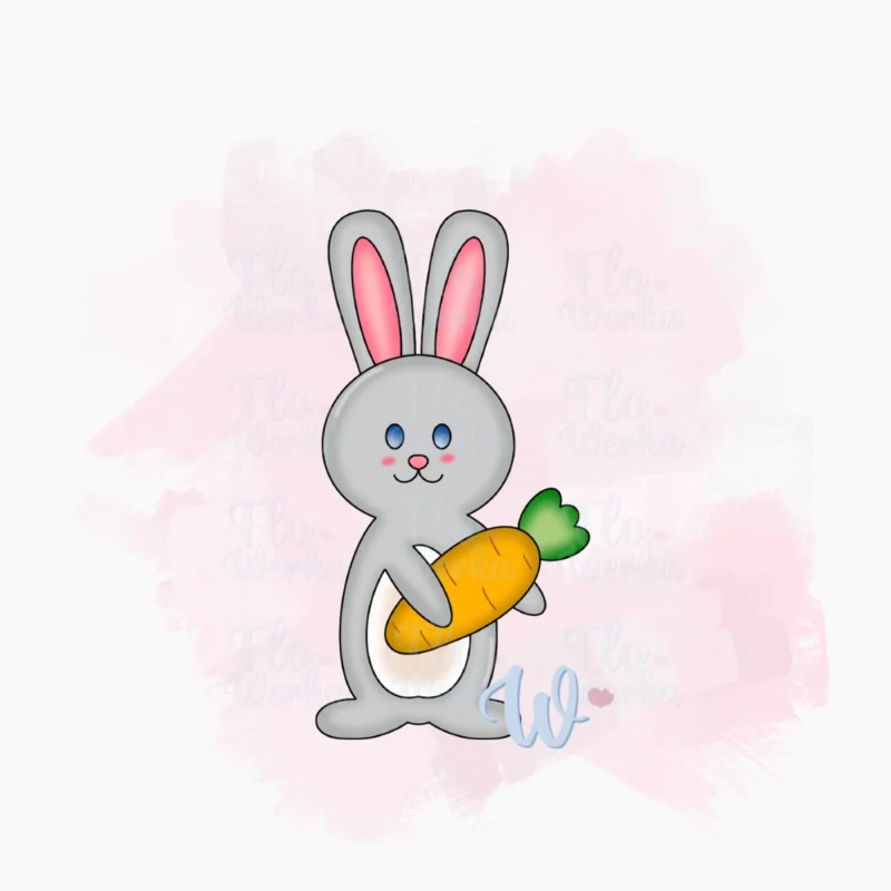 chudy-zajączek-foremka-wykrawaczka-flowerka3d Foremka Chudy zając z marchewką