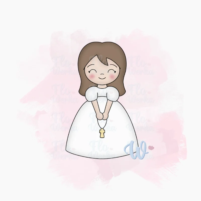 dziewczynka-w-albie-foremka-wykrawaczka-flowerka3d Foremka Dziewczynka w albie