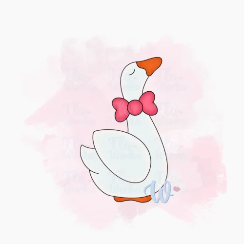 Foremka Gęś z kokardą