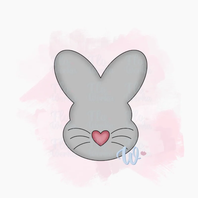 głowa-zajączka-foremka-wykrawaczka-flowerka3d Foremka Głowa zajączka