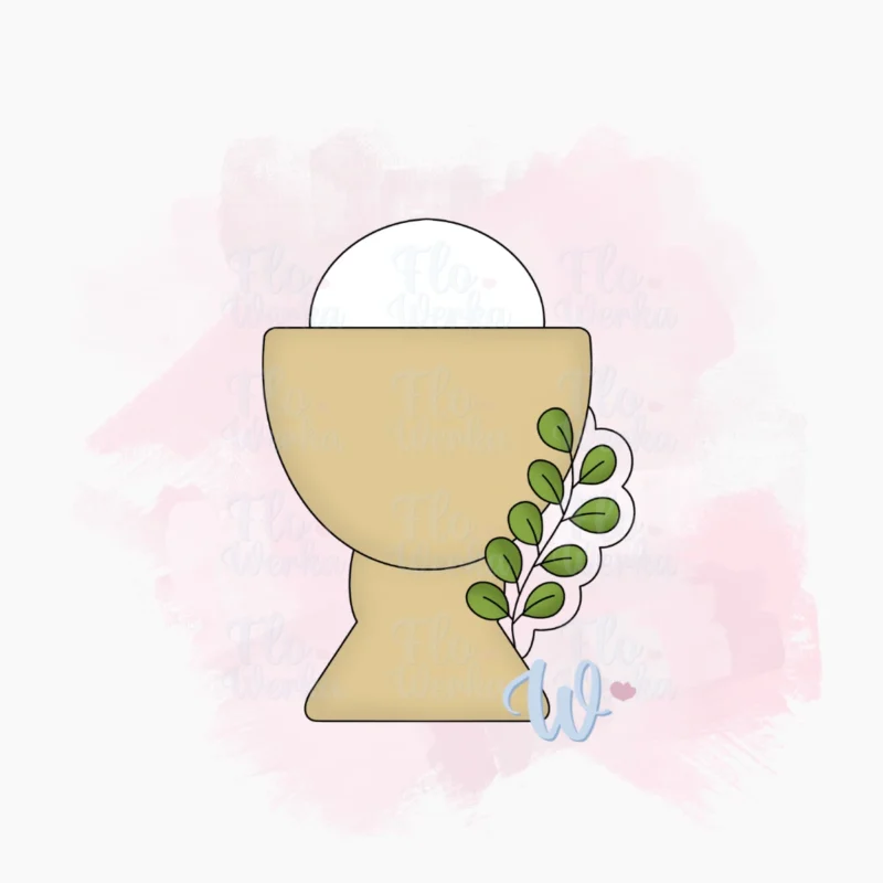 kielich-z-gałązką-foremka-wykrawaczka-flowerka3d Foremka Kielich z gałązką