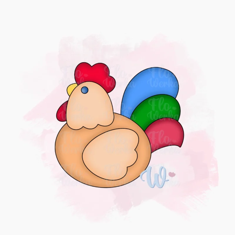 Foremka Kogut ze skrzydełkiem