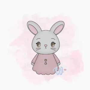 króliczek-foremka-wykrawaczka-flowerka3d Foremka Króliczek w sukience