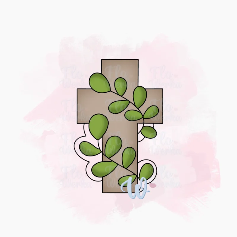 Foremka Krzyż z gałązkami