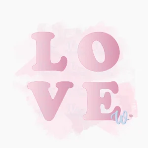Foremka Love - Zestaw 9 cm