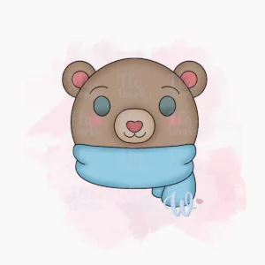 miś-w-szaliku-foremka-wykrawaczka-flowerka3d Foremka Miś w szaliku