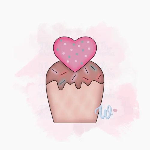 Foremka Babeczka z serduchem