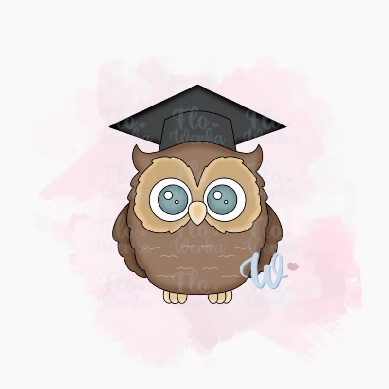 sowa-z-beretką-foremka-wykrawaczka-flowerka3d Foremka Sowa z beretką