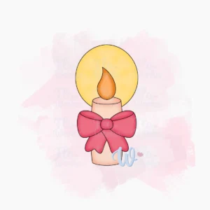 świeca-komunijna-foremka-wykrawaczka-flowerka3d Foremka Świeca komunijna