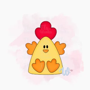 trójkątny-kurczak-foremka-wykrawaczka-flowerka3d Foremka Trójkątny kurczak