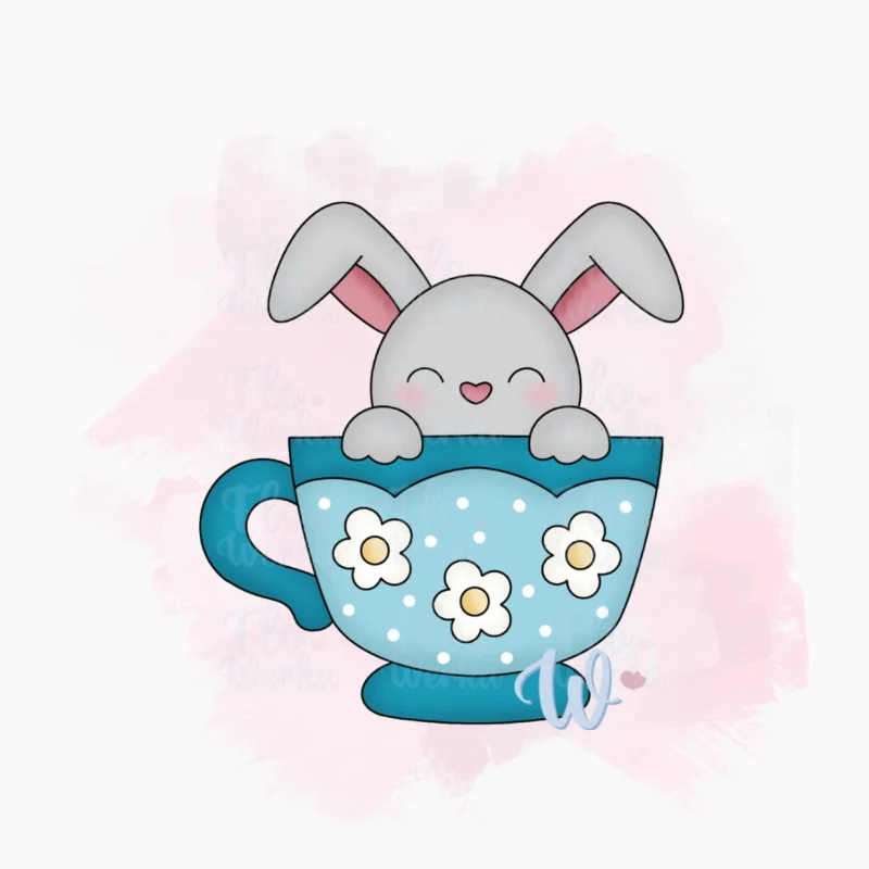 Foremka Zajączek w filiżance