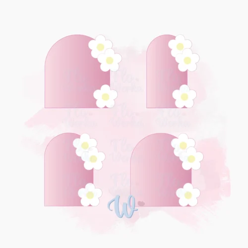 Foremka Plakietka stokrotka - Zestaw 9 cm