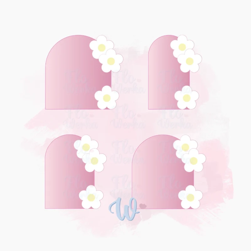 Foremka Plakietka stokrotka - Zestaw 9 cm