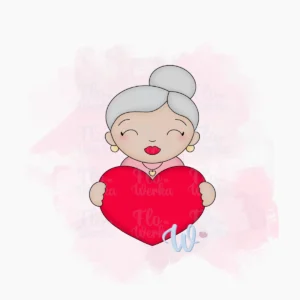 Foremka Babcia z serduchem