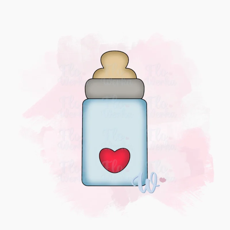 Butelka na mleko-foremka-wykrawaczka-flowerka3d Foremka Butelka na mleko