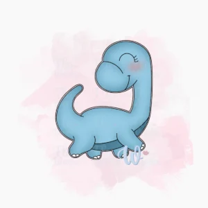 Dinozaur I-foremka-wykrawaczka-flowerka3d Foremka Dinozaur I