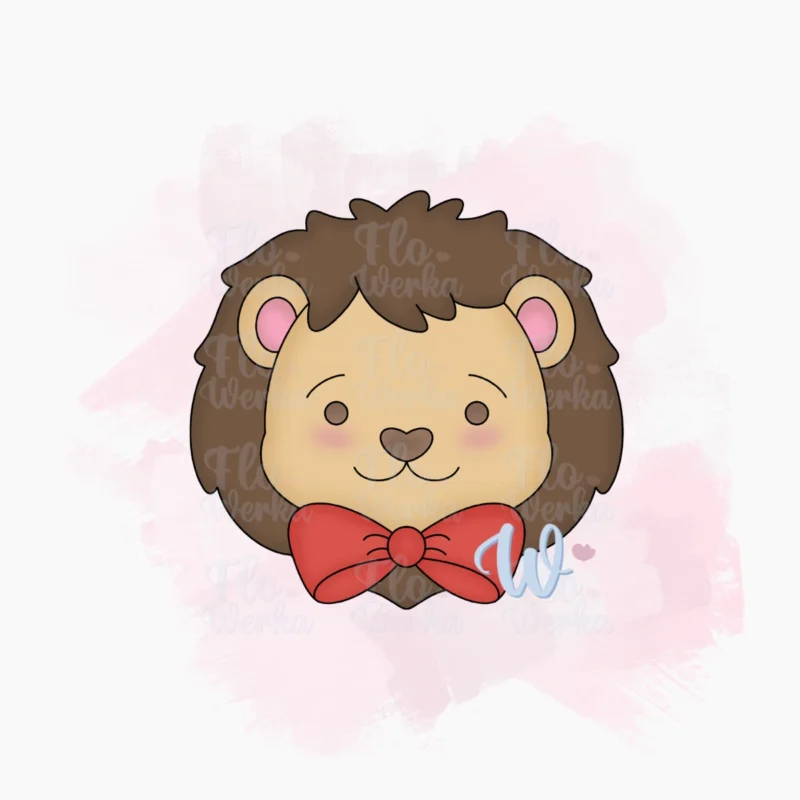 Foremka Głowa lwa z kokardą