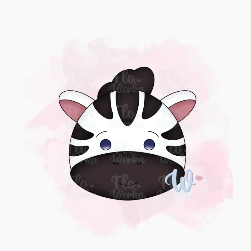 Głowa zebry-foremka-wykrawaczka-flowerka3d Foremka Głowa zebry