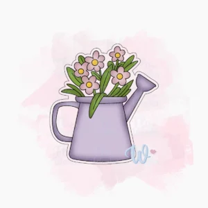 Konewka z kwiatami-foremka-wykrawaczka-flowerka3d Foremka Konewka z kwiatami