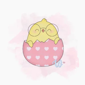 Kurczak w okularach -foremka-wykrawaczka-flowerka3d Foremka Kurczak w okularach