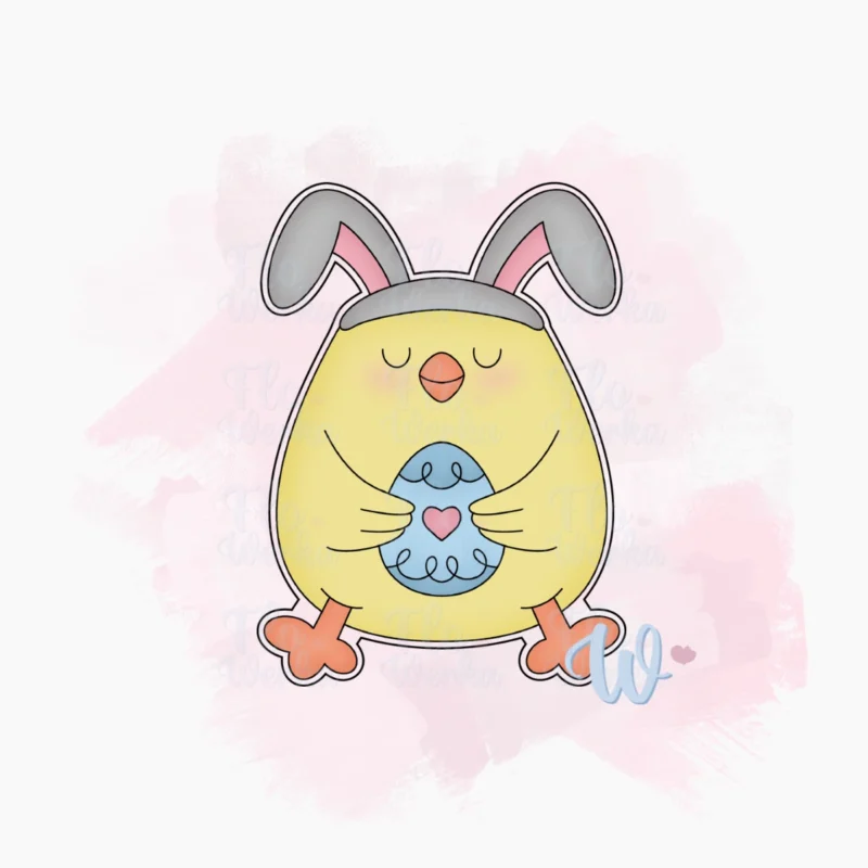 Kurczak w przebraniu-foremka-wykrawaczka-flowerka3d Foremka Kurczak w przebraniu