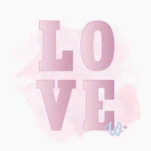 Foremka LOVE - 9 cm