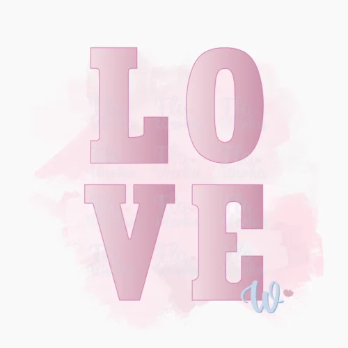 Foremka LOVE - 9 cm