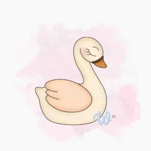 Łabędź-I-foremka-wykrawaczka-flowerka3d Foremka Łabędź I