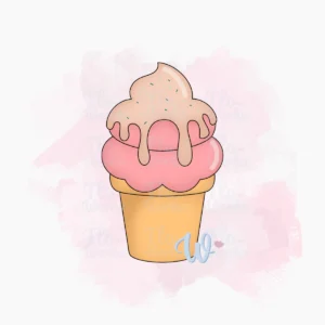 Lody z polewą-foremka-wykrawaczka-flowerka3d Foremka Lody z polewą