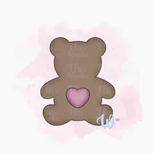 Miś pluszak-foremka-wykrawaczka-flowerka3d Foremka Miś pluszak