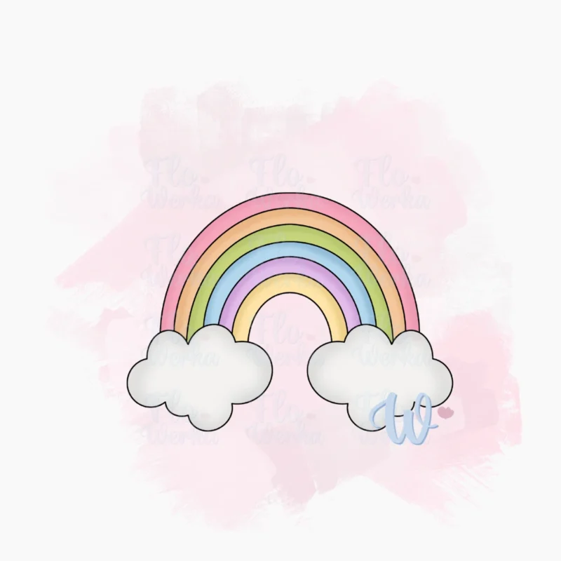 Foremka Pastelowa tęcza