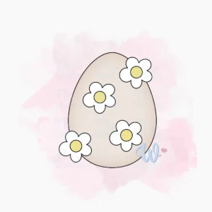 Pisanka ze stokrotkami-foremka-wykrawaczka-flowerka3d Foremka Pisanka ze stokrotkami