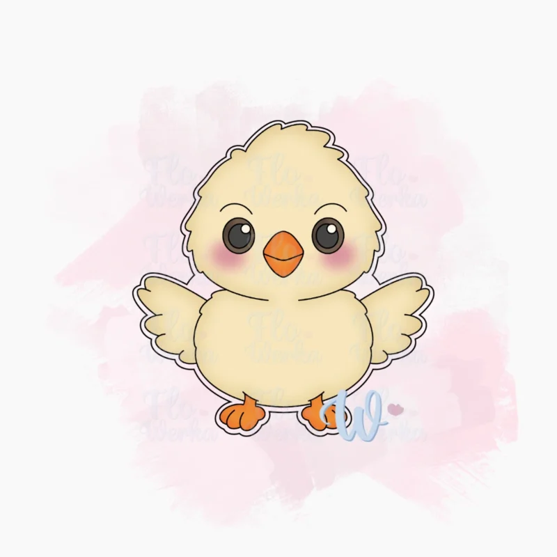 Puszysty kurczaczek-foremka-wykrawaczka-flowerka3d Foremka Puszysty kurczaczek