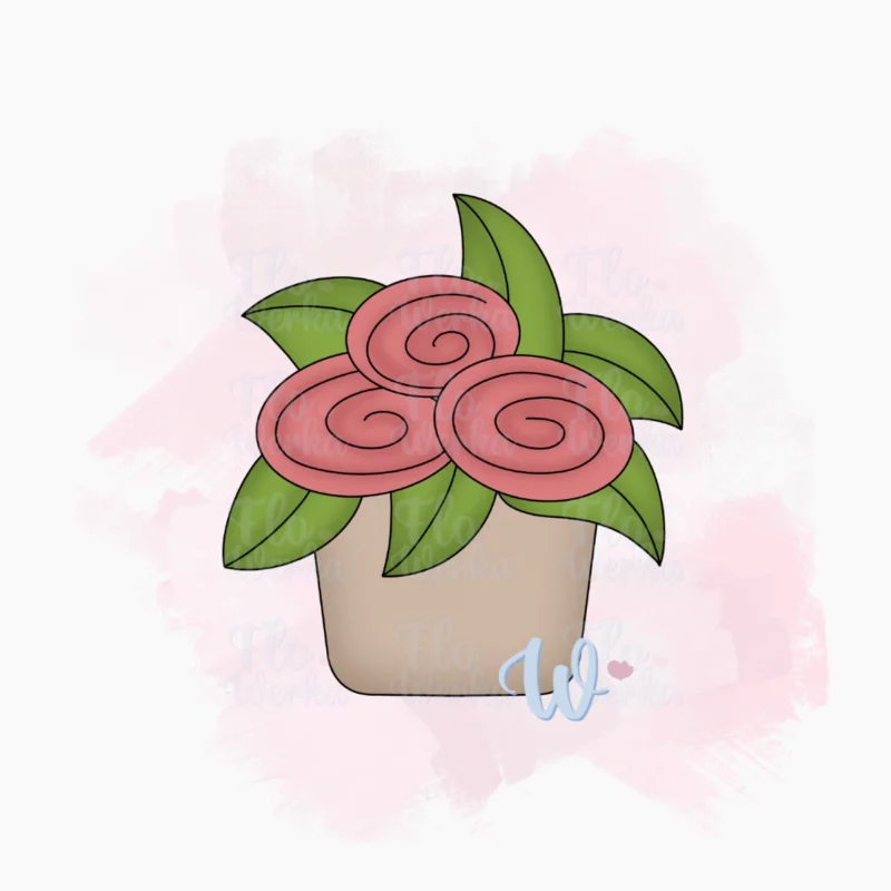 Foremka Róże w koszu