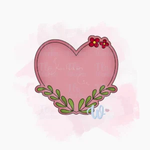 Foremka Serce z gałązkami