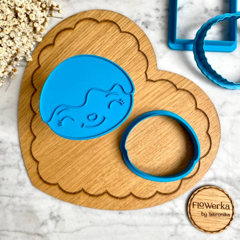 Foremka + stempel Lukrowany piernik głowa