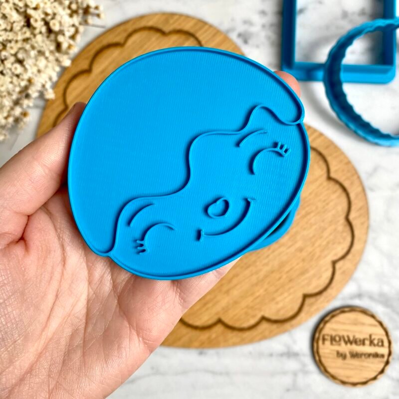 Foremka + stempel Lukrowany piernik głowa