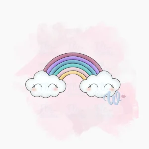 Tęcza-z-chmurkami-foremka-wykrawaczka-flowerka3d Foremka Tęcza z chmurkami