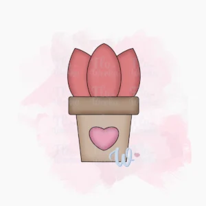 Foremka Tulipan w doniczce