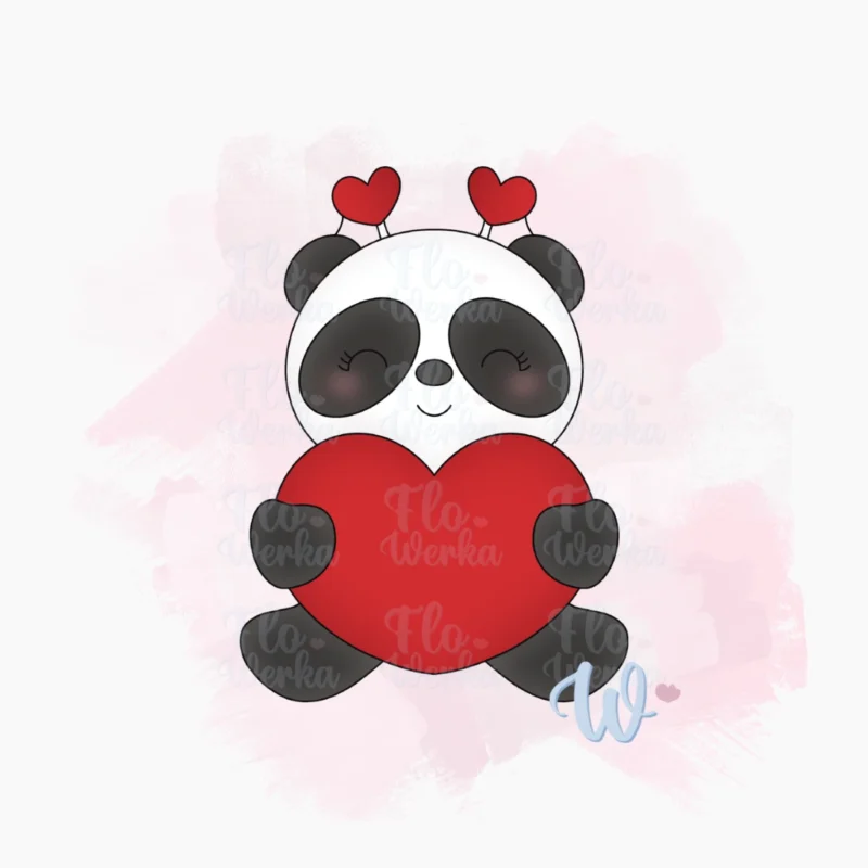 Foremka Walentynkowa panda