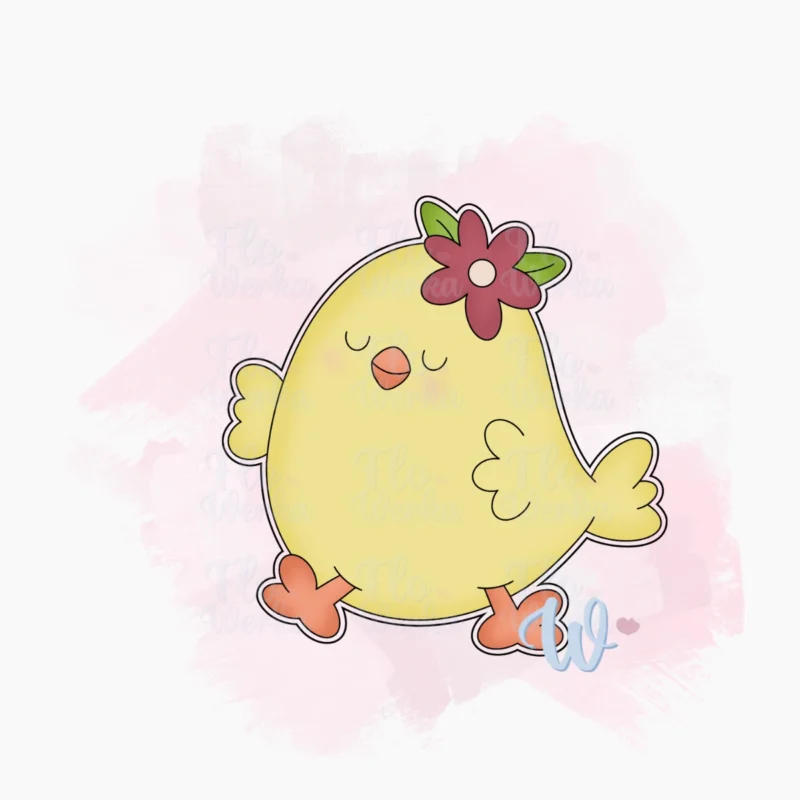 Wiosenny kurczak-foremka-wykrawaczka-flowerka3d Foremka Wiosenny kurczak