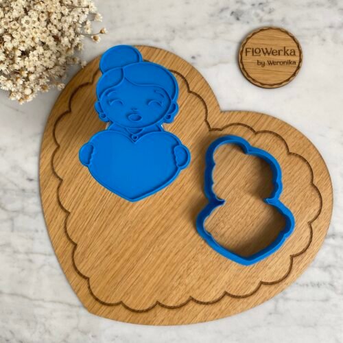 Foremka + stempel Babcia z serduchem