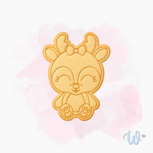 baby-renifer-boże-narodzenie-foremka-wykrawaczka-stempel-do-ciastek-flowerka3d Foremka + stempel Baby renifer