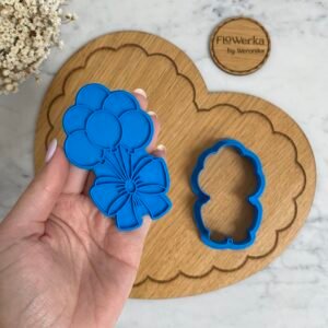 balony-foremka-stempel-flowerka-balloons-cookie-cutter-stamp-1.jpg Foremka + stempel Balony z kokardą
