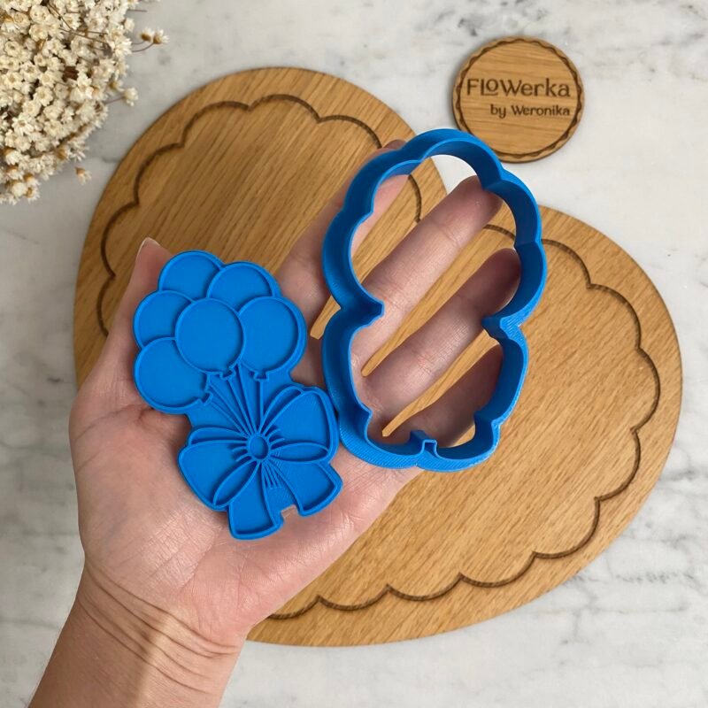 balony-foremka-stempel-flowerka-balloons-cookie-cutter-stamp-2.jpg Foremka + stempel Balony z kokardą