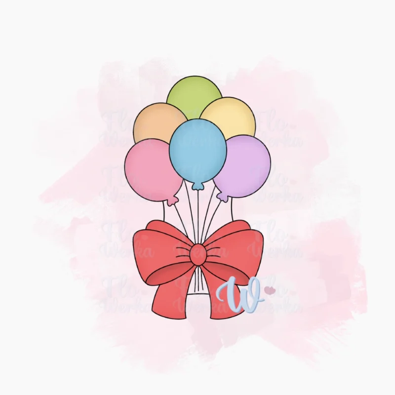 Foremka Balony z kokardą