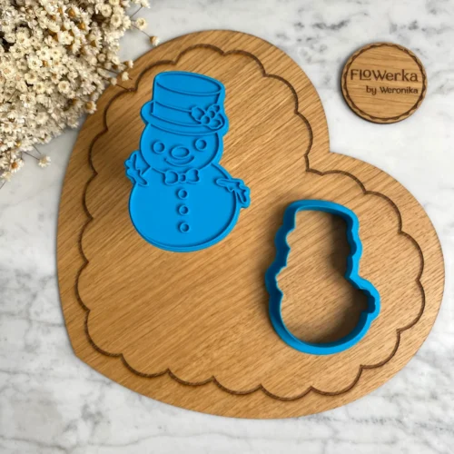 Foremka + stempel Bałwanek w kapeluszu